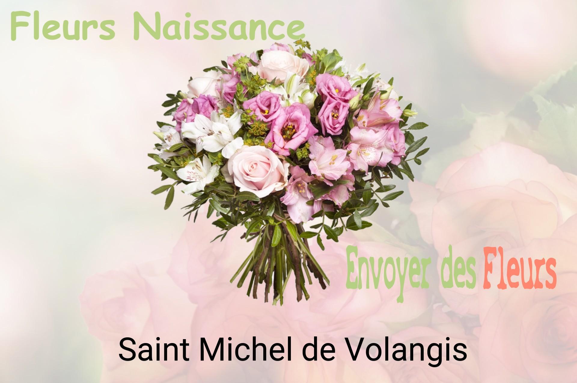 Bouquet de fleurs de naissance livré à Saint-Michel-de-Volangis